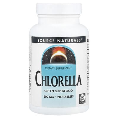 Хлорелла Source Naturals, 200 таблеток