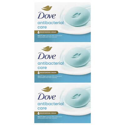 Antibacterial Care, Beauty Bar Soap , 3 Bars, 3.17 oz (90 g) Each