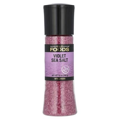 Foods, Violet Sea Salt Grinder, 12 oz (340 g)