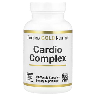 Кардио комплекс с CardioAmino Blend, CardioPhyto Blend и Coenzyme Q10, 180 вегетарианских капсул