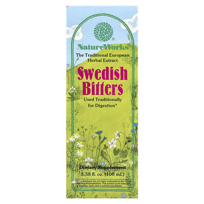NatureWorks®, Шведские горькие настойки, 3.38 fl oz (100 ml)