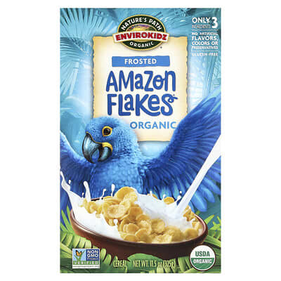 Nature's Path EnviroKidz органические кукурузные хлопья Amazon Flakes®, 11.5 oz (325 g)