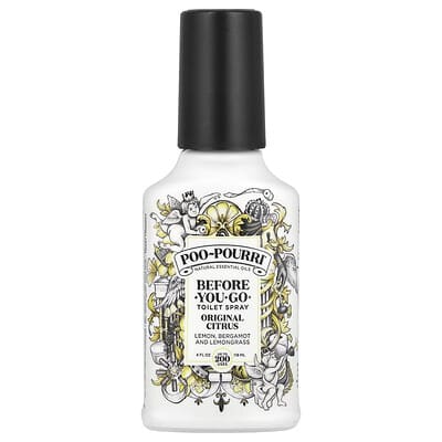 Before-You-Go® спрей для туалета, Original Citrus, 4 fl oz (118 ml)