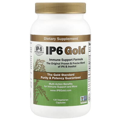 IP6 Gold® формула поддержки иммунитета 120 вегетарианских капсул