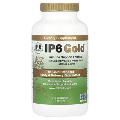 IP6 Gold® формула поддержки иммунитета 240 вегетарианских капсул