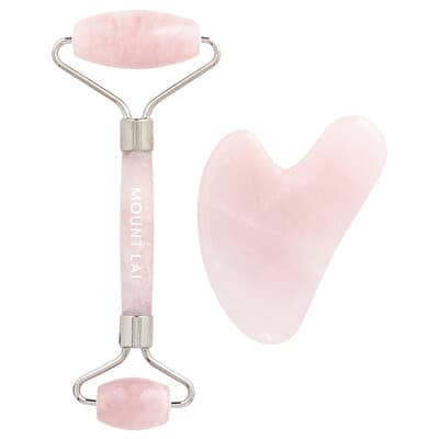 The Rose Quartz Facial Spa Set, 2 Piece Set