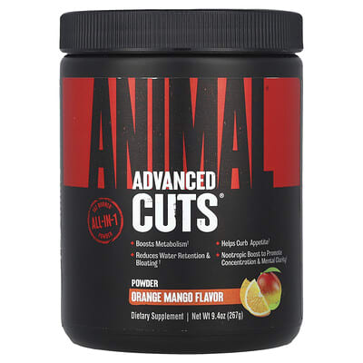 Advanced Cuts® Powder, Orange Mango, 9.4 oz (267 g)