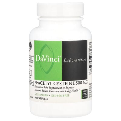 DaVinci Laboratories N-Acetyl Cysteine, 500 mg, 90 капсул