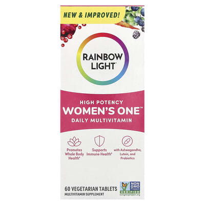 Women's One®+, питательные вещества из натуральных продуктов, 60 вегетарианских таблеток