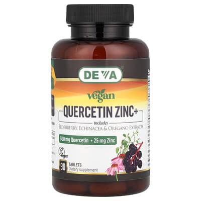Веганский комплекс Quercetin Zinc+, 90 таблеток