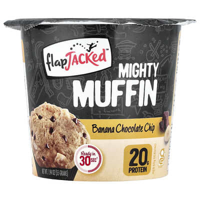 Mighty Muffin, банан с шоколадной крошкой, 1.94 oz (55 g)