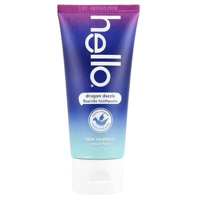 Детский Fluoride Toothpaste, Dragon Dazzle, Ages 2+, Blue Raspberry, 4.2 oz (119 g)