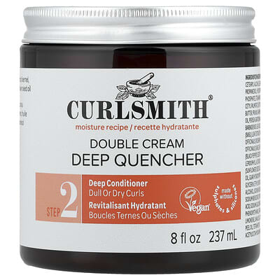 Double Cream Deep Quencher, Step 2, Dull or Dry Curls, 8 fl oz (237 ml)