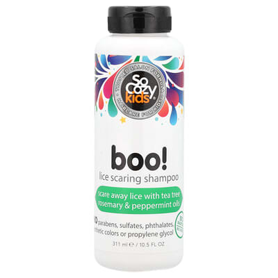 Детский шампунь SoCozy Boo! Lice Scaring, 10.5 fl oz (311 ml)