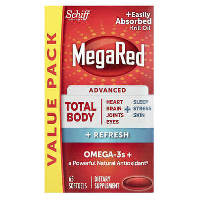 MegaRed Advanced Total Body + Refresh 65 мягких капсул