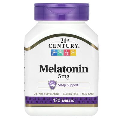21st Century Melatonin, 5 mg, 120 таблеток