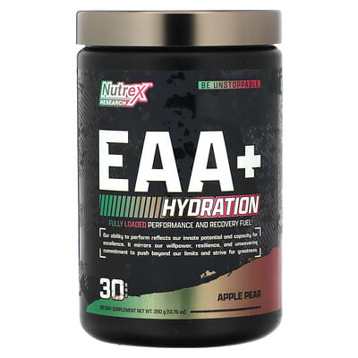 EAA+ Hydration, яблоко-груша, 13.76 oz (390 g)