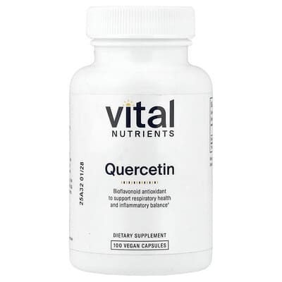 Quercetin, 100 веганских капсул
