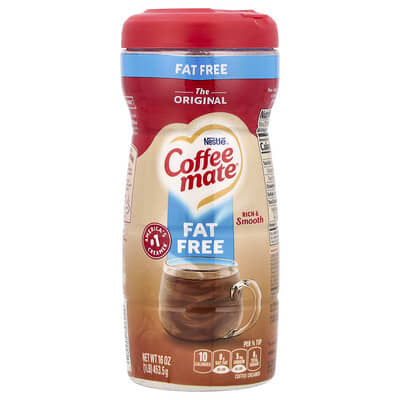 Coffee Mate Порошковый сливотель для кофе, без жира, Original, 16 oz (453.5 g)