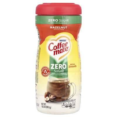 Powder Coffee Creamer, Zero Sugar, Hazelnut, 10.2 oz (289.1 g)