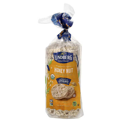 Органические рисовые хлебцы, Honey Nut, 8.1 oz (230 g)