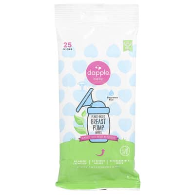Dapple Baby Салфетки для очистки груди без отдушек 25 шт