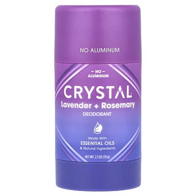 Deodorant, Lavender + Rosemary , 2.5 oz (70 g)