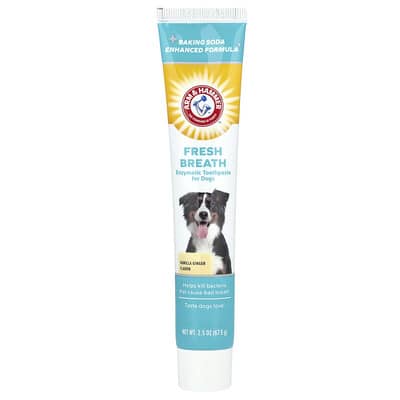Fresh Breath, Enzymatic Toothpaste For Dogs, Vanilla Ginger, 2.5 oz (67.5 g)
