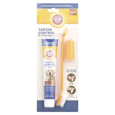 Arm & Hammer набор для контроля зубного камня для собак, говядина, 3 предмета