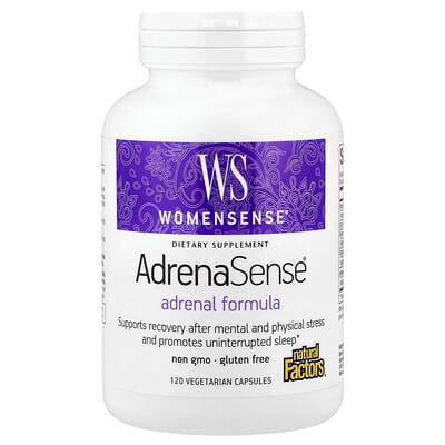 WomenSense®, AdrenaSense®, Adrenal Formula, 120 вегетарианских капсул