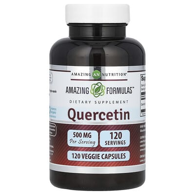 Quercetin, 500 mg, 120 вегетарианских капсул
