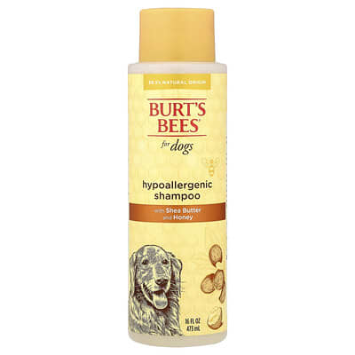 Burt's Bees гипоаллергенный шампунь для собак с маслом ши и медом, 16 fl oz (473 ml)