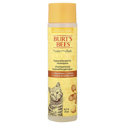 Гипоаллергенный шампунь с маслом ши и медом для кошек, 296 ml