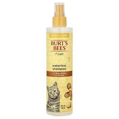 Waterless Shampoo with Shea Butter and Honey, For Cats, 10 fl oz (296 ml)
