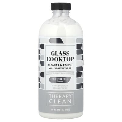 Therapy Clean Очиститель и полироль для стеклянных варочных панелей с маслом лимона, 16 fl oz (473 ml)