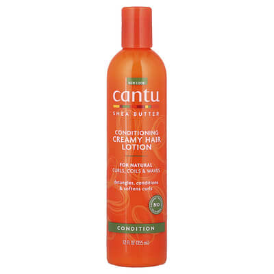 Кремовая лосьон для волос Shea Butter, Conditioning Creamy Hair Lotion, 12 fl oz (355 ml)