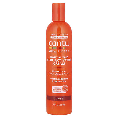 Shea Butter, Moisturizing Curl Activator Cream, 12 fl oz (355 ml)