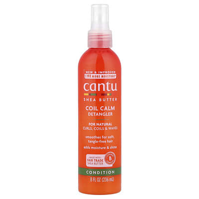 Shea Butter Coil Calm несмываемый кондиционер для кудрявых волос, 8 fl oz (236 ml)
