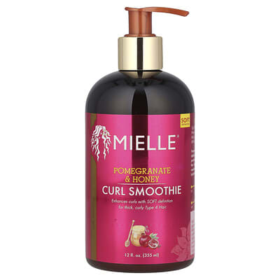 Сыворотка для волос Curl Smoothie, гранат и мёд, 12 fl oz (355 ml)