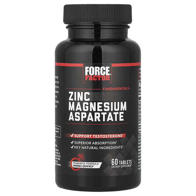 Fundamentals, Zinc Magnesium Aspartate, 60 Tablets