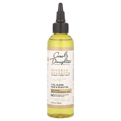 Goddess Strength, 7 Oil Blend, Hair & Scalp Oil, Weak, Breakage-Prone Hair, 4.2 fl oz (125 ml)