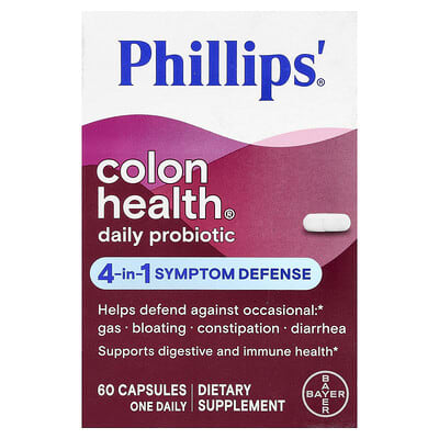 Colon Health® Ежедневный пробиотик, 60 капсул