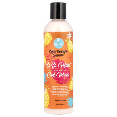 Poppin Pineapple Collection, So So Moist, Vitamin C, Curl Mask, 8 oz (236 ml)
