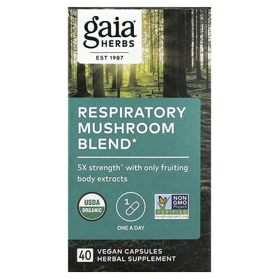 Respiratory, Reishi & Cordyceps, 40 Vegan Capsules