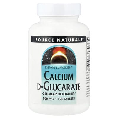 Calcium D-Glucarate, 120 таблеток (500 mg на таблетку)