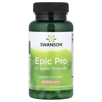 Epic Pro пробиотик 25 штаммов, 30 Billion CFU, 30 веганских капсул AP