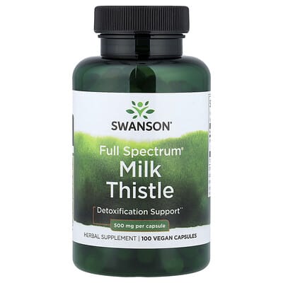 Full Spectrum® Milk Thistle, 500 mg, 100 Vegan Capsules