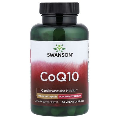 CoQ10, 200 mg, 90 веганских капсул