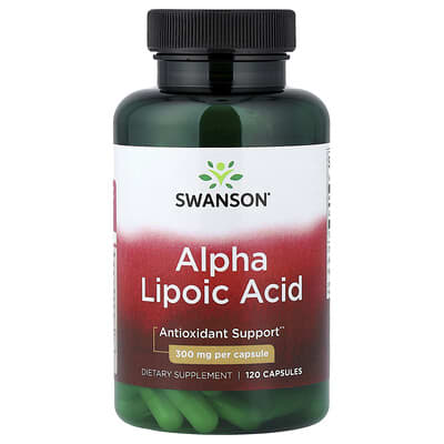 Альфа-липоевая кислота, 300 mg, 120 капсул