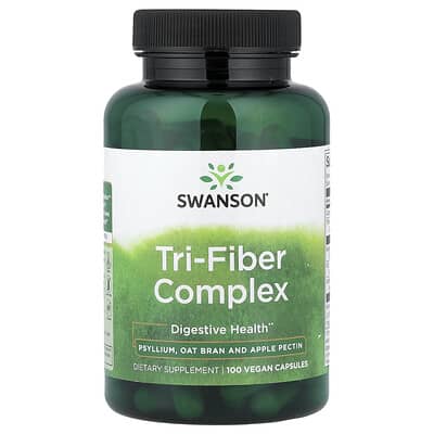 Tri-Fiber Complex, 100 веганских капсул